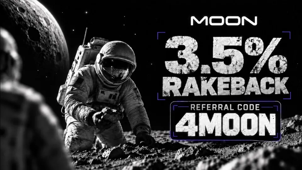 Moon Referral Code, How to Use 4MOON for 3.5% Rakeback Bonus